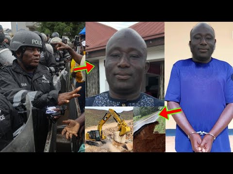 Read more about the article Police Sl@pped A Chief Over Galamsey As NDC Chairman Landed In Tr0uble For Doing Galamsey On Highway