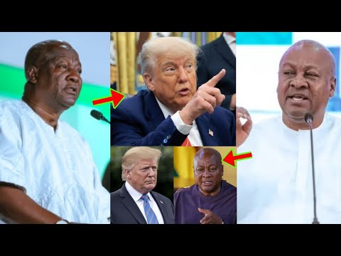 Read more about the article Stop Disrespecting Africans, President Mahama Boldly Tells US President Donald Trump For Asking This