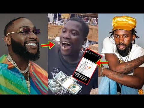 Read more about the article Davido Is Begging Black Sherif As Davido Surprises Ghanaian Boy $5k For Singing His Latest
