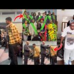 See Kofi Kinaata Hilarious Reaction As Otumfuo Called Him At Manhyia To Honour Him