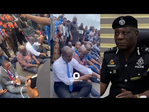 Read more about the article Minority In Parliament Staged Free Wontumi Demonstration, Check How Ghana Police Dealt With Them