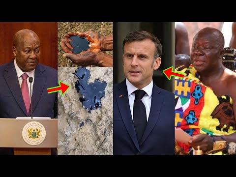 Read more about the article France President Landed In Ghana As Ghana Discovered Crude Oil, See What Otumfuo Told Him