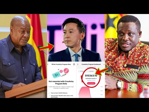 Read more about the article See How NDC Government Is Fighting For Ghana Tiktokers To Get Paid From Their Contents