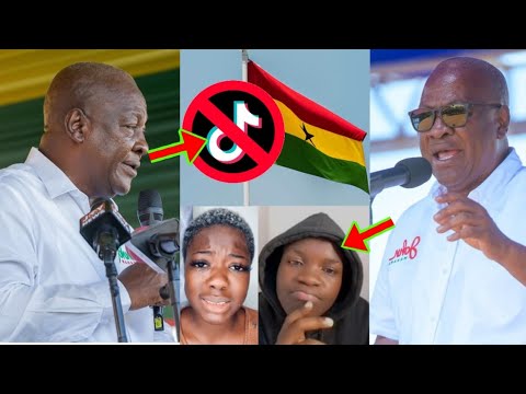 Read more about the article Ghana TikTokers Are In Tears As President Mahama Set To Ban TikTok In Ghana