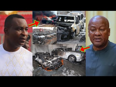 Read more about the article NDC Búrned Chairman Wontumi Plenty Cars, Over 500 Cars Búrnt Into Ashes