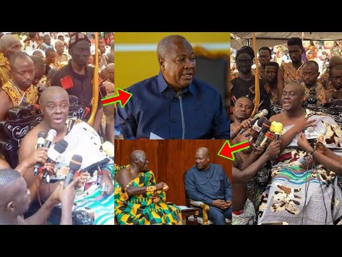 Read more about the article Pained Dormaahene Has A Message For Prez Mahama For Ignoring Him & His Region And Pampering Otumfuo