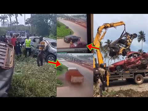 Read more about the article CCTV Footage Captured UCC Accid£nt Which Occurred Yesterday, Sand Truck Cru$hed Into Several Cars