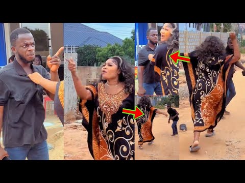 Read more about the article Efya Dragon Exchanged Bl0w In Public With A Guy Who Is Exposing Her For Allegedly Stealing Him