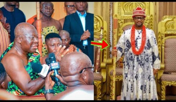 Check Otumfuo Reaction Amidst What The Igbo King Is Doing In Ghana