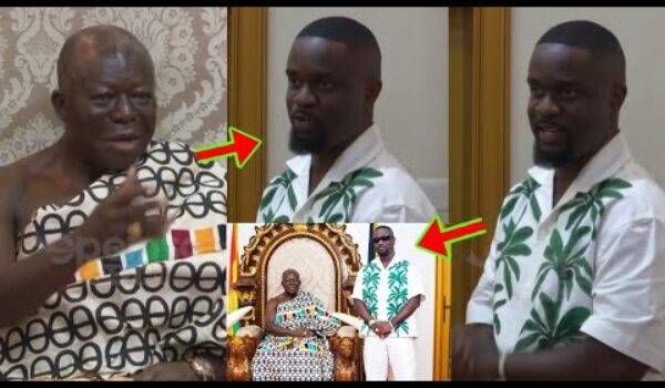 Check What A Whole Otumfuo Tells Sarkodie In A Friendly Way When Sark Visited Him At Manhyia