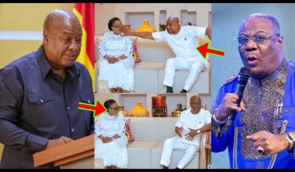 I Can Boldly Say President Mahama Be@ts His Wife At Home,Check What Bishop Duncan Williams Is Saying