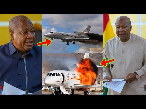 Read more about the article Breaking: This Could Have K!lled Mahama; Ghana’s Presidential Jet Stuck In France Amid Major Faults