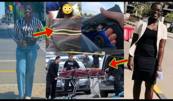 Watch Sad Video Of How Ghanaian Lady In Canada Was Sh0t & K!lled By Unknown Person In Canada