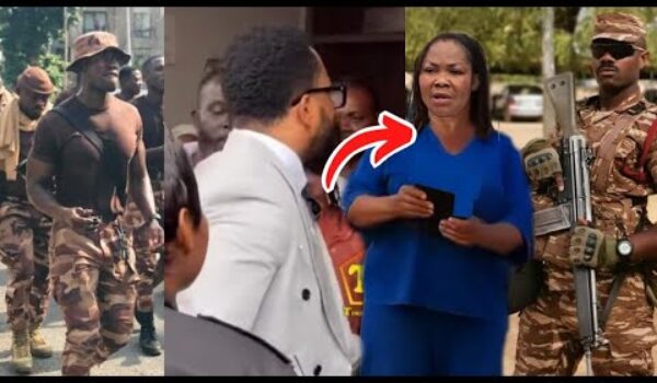 Agradaa Storms Amasaman High Court With Heavy Security While In Her Prison Uniform To  Look For Bail