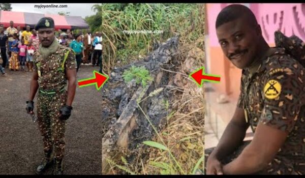 According To Myjoyoline The Missing Immigration Officer ßúrñt B0dy Has Been Found At Kwabenya