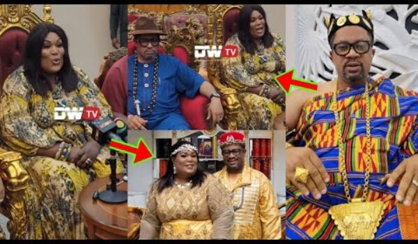 Wife Of The Controversial Igbo King Finally Speaks, See How The Man Is Still Provoking Ghanaians