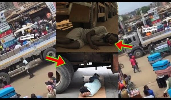 Sad Incident Ashaiman,Driver R@n Truck 0ver His Mate Who Was Relaxing Under Their Truck During Break