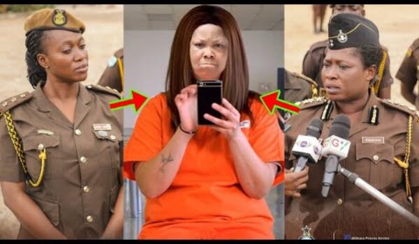 Breaking News: Agradaa Caught Using Smart Phone In Prison