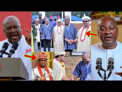 Read more about the article He’s A King, President Mahama Endorsed Nigerian Igbo Man Who Is Taking Over In Ghana As Ghana’s King