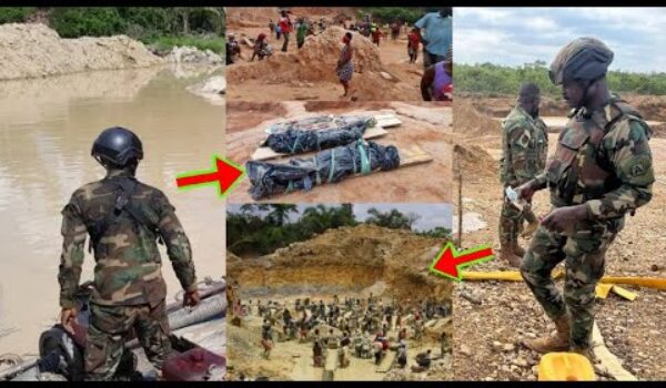 Galamsey Pit C0llapsed At Akyem Wenchi In The Eastern Region, K!lls About 30 People