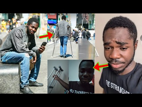Read more about the article Sh0cking, Young Don Who Always Insúlts Elders In Ghana Is Now Crippled & Walks In Crutches In The US