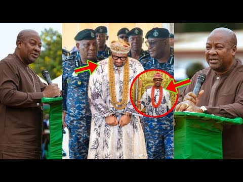 Read more about the article President Mahama Reacted To The Igbo King Issue Going On In Ghana