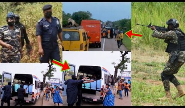 Ghana Police Saves Passengers From Arm£d R0bbers At Kumasi Yapei Road