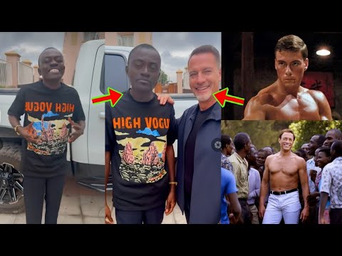 Read more about the article International Actor, Jean-Claude Van Damme, Visits Lilwin In Ghana, Lilwin Speaks