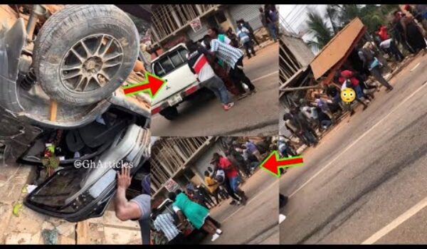 Kumasi: Driver Cr@shes, Ends L!fe Of Two Others While Chásing A Tricycle That Scratched His Car