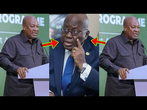 Read more about the article Ah, See How A Whole President, Mahama, Predicted Nana Akufo Addo’s De@th