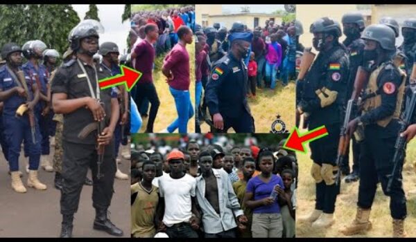 Over 200 Kumasi Youths Arrested By The Ghana Police, See What They Have Done
