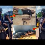 Ghana Police K!lled Two Suspected Arm£d R0bbers, As Area Boys L¥nched One Suspected Thief To De@th