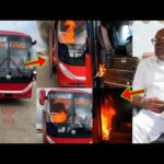 VIP Bus Conductor Intentionally Set Fire In Their VIP Bus After Stealing Money From The VIP Bus