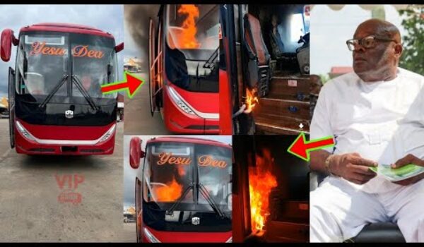 VIP Bus Conductor Intentionally Set Fire In Their VIP Bus After Stealing Money From The VIP Bus