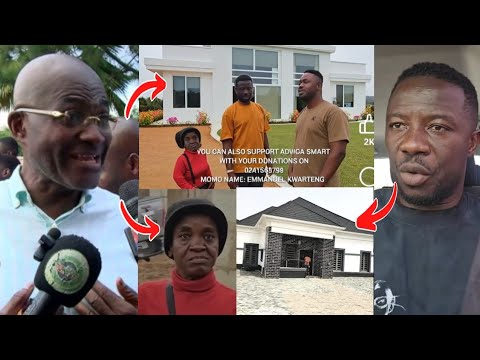Read more about the article See How Kwaku Manu Is Helping Actress Adwoa Smart To Get A House After Crying That She’s Homeless