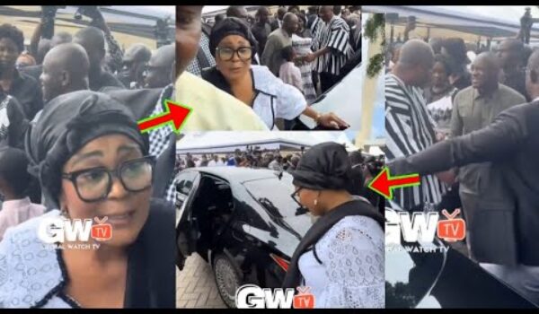 First Lady Mrs Lordina Mahama Vs NDC Fans: See How She Treated Them