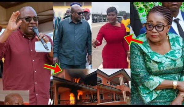 Mrs Lordina Set Their Home On Fire As She Caught Mahama Doing Ashawo With MP, Hon Dorcas Affo Toffey