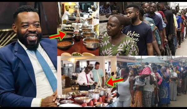 Billionaire Richard Nii Armah Quaye (RNAQ) Free Food Has Started, Check Where You Will Get Some