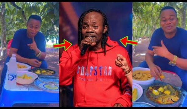 Kwadwo Ampong Talks About The Money Daddy Lumba Is Owning Him As He Enjoys His Food