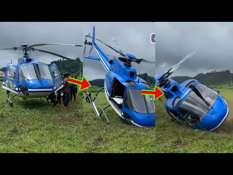 Read more about the article Another Helicopter Makes Emergency Landing At Nkawkaw As The Helicopter Nearly Crashed