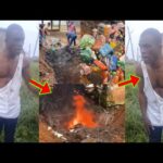 Nigerian Man Caught In Ghana For Doing This, See What They Did To Him And What He Said