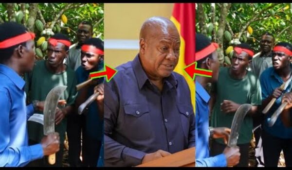 As Prez Mahama Is Mourning, Ghana Cocoa Farmers Have A Message For Him Over His New Cocoa Price