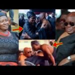 Nana Addo & Vice Prez, Prof Naana Jane Happily Hugs At A Funeral As Nana Addo Shamed Appiah Stadium
