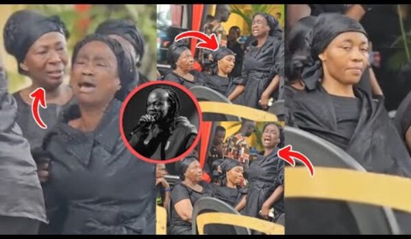 Daddy Lumba’s Sis, Faustina Fosu Disgraces Lumba’s Wife, Odo Broni? As She Mourns With Akosua Serwaa