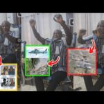 Akoa yi y3 wicked, Watch How Hopeson Adorye Broke Out In Laughter When He Heard The Helicopter Cr@sh