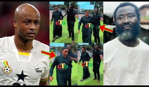 Otumfuo’s Bodyguard, Seidu, Seen Manhandling Dede Ayew, Check Dede Ayew Reaction