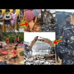 Some Female Nigerians Who Were Doing Criminal Things In Ghana Arrested, Their Residence Destr0yed