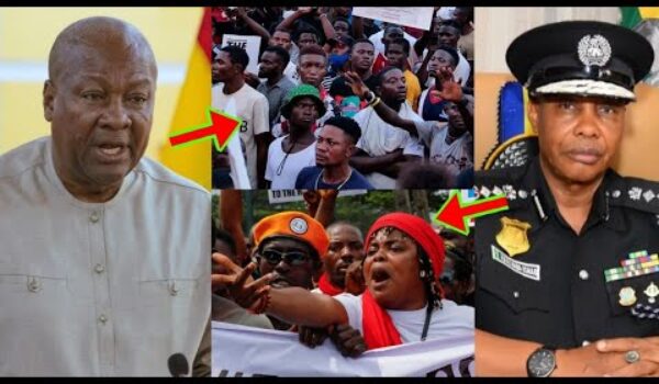 Nigerians In Ghana Demonstrated Against Ghanaians Over How They Are Being Treated, Naija IGP Speaks