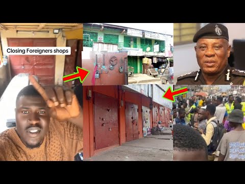 Read more about the article Breaking News: Nigerians Shops In Ghana Finally Closed Down By Ghana Authorities