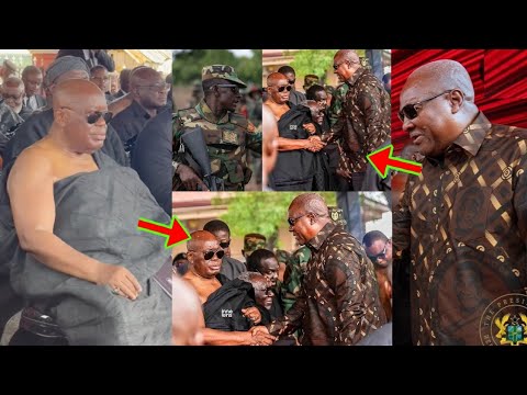 Read more about the article Fmr President Akufo-Addo ‘Forced’ To Stand Up To Greet President Mahama, Watch The Video